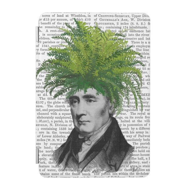 Fern Head Plant Head iPad Mini Cover (Front)