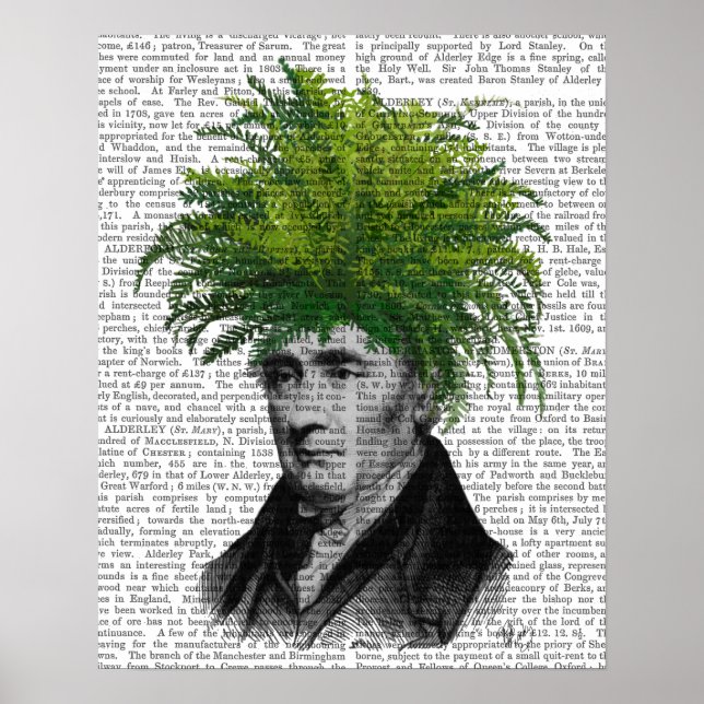 Fern Head Plant Head Poster (Front)