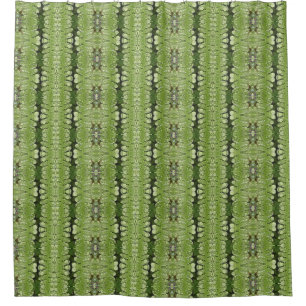 Fern Ikat Zen Shower Curtain