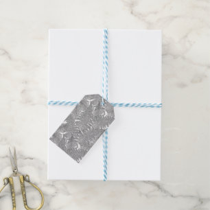 Fern in black and white gift tags