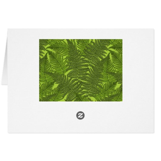 Fern in green (Back Horizontal)
