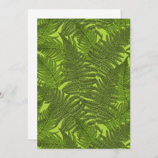 Fern in green (Front/Back)