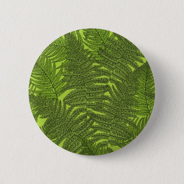 Fern in green button (Front)