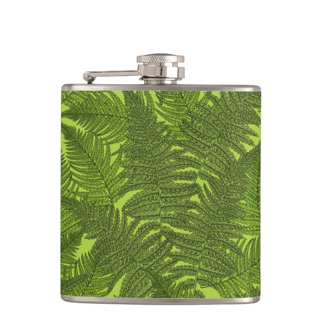 Fern in green flask (Front)