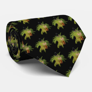 Fern Ivy Hanging Plant Botanical Illustration Art Neck Tie