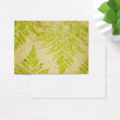 Fern Leaf Stamped Pattern Grungy Background (Desk)
