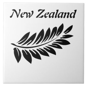 Fern leaf tile