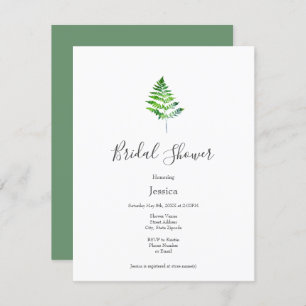 Fern Leaves Invitation