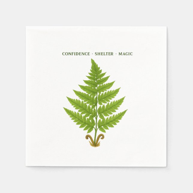 Fern Meaning Napkins (Front)