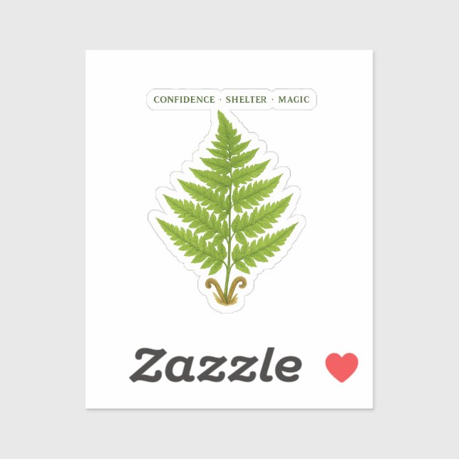 Fern Meaning Sticker (Sheet)