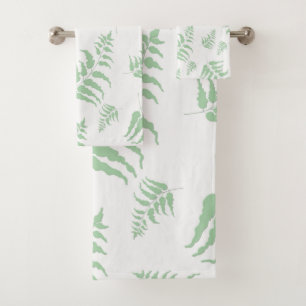 Fern Pattern Bath Towel Set