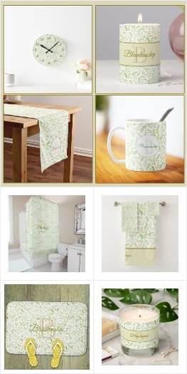Fern Pattern Home Decor Collection