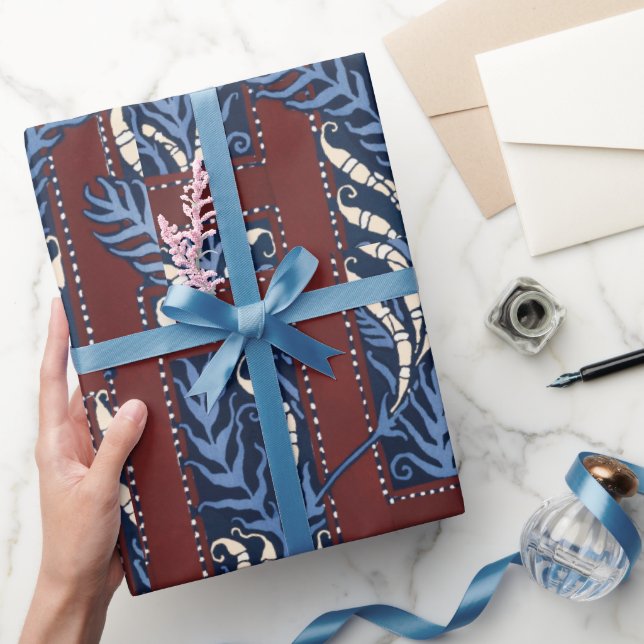 Fern pattern oriental Samarkande Wrapping Paper (Gifting)