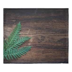 Fern plant wood small fern grunge duvet cover