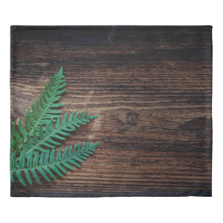 Fern plant wood small fern grunge duvet cover