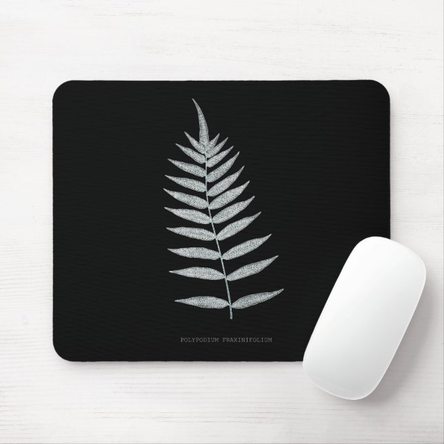 Fern - Polypodyum Fraxinifolium - X-ray effect -08 Mouse Pad (With Mouse)