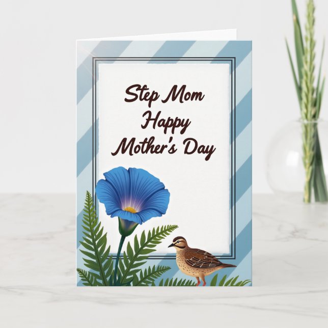 Fern Step Mom Mothers Day Card (Front)
