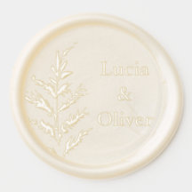 Fern with Monogram or Bride and Groom's Name