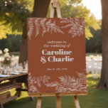 Fern Woodland Wedding Welcome Sign<br><div class="desc">Fern Woodland Wedding Welcome Sign</div>