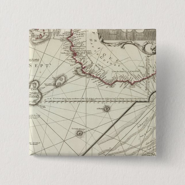 Fernand de Noronha Island Button (Front)