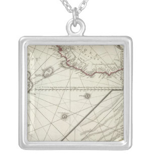 Fernand de Noronha Island Silver Plated Necklace