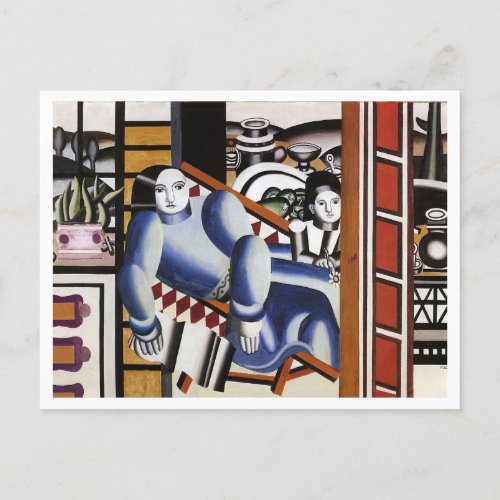 Fernand Lger 1922 La femme et lenfant Modern Postcard