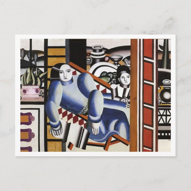 Fernand Léger, 1922, La femme et l'enfant, Modern Postcard (Front)