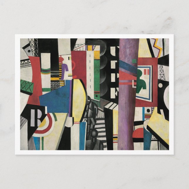 Fernand Léger, The City, 1919, Modern Postcard (Front)