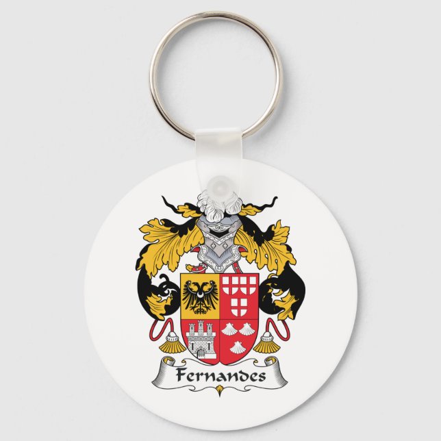 Fernandes Family Crest Keychain (Front)