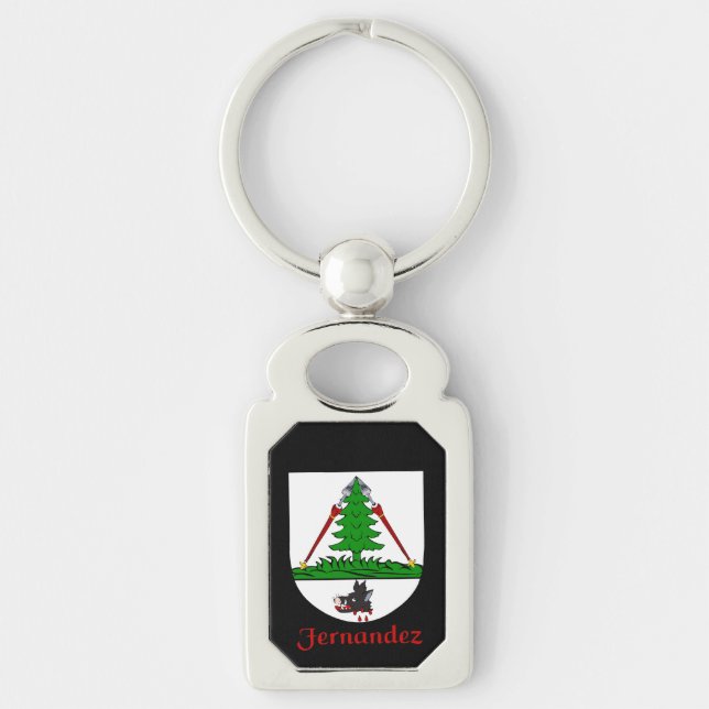 Fernandez Historical Shield Keychain (Front)