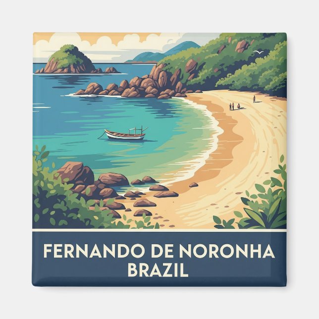 Fernando de Noronha Brazil Magnet (Front)