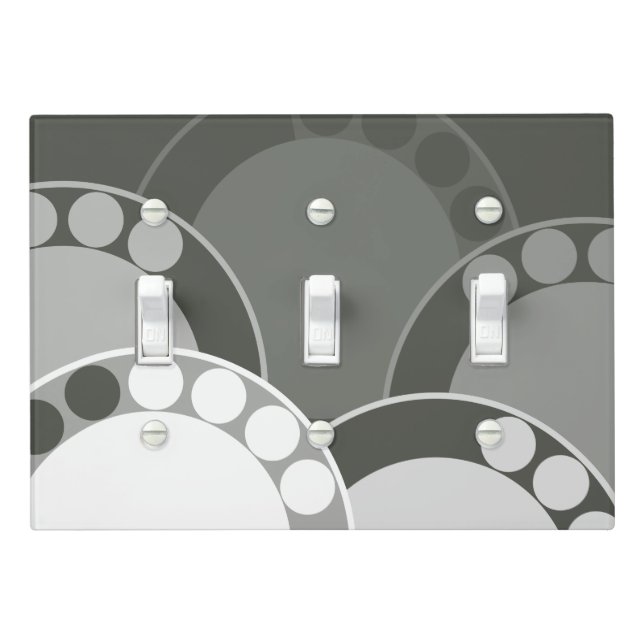 FernFrond Design - Dark Green - Light Switch (In Situ)