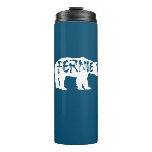 Fernie British Columbia Bear Thermal Tumbler