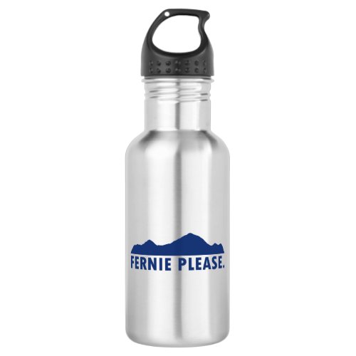 Fernie British Columbia Please Stainless Steel Water Bottle