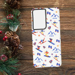 Fernie British Columbia Ski Snowboard Pattern Samsung Galaxy S21 Ultra Case<br><div class="desc">A funny winter skiing seamless pattern for the ski resort Fernie in the Lizard Range,  Canadian Rockies,  British Columbia,  Canada. Perfect gift idea for winter sports lovers: ski,  snowboard,  freestyle,  ski jump,  cross-country skiing.</div>