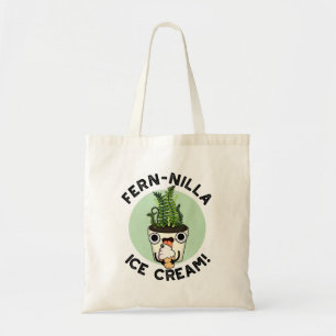 Fernilla Ice Cream Funny Ice Cream Plant Pun Tote Bag