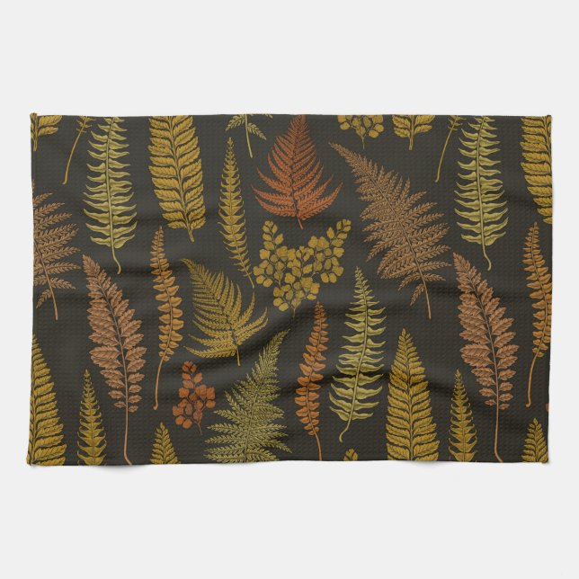 ferns 3 kitchen towel (Horizontal)