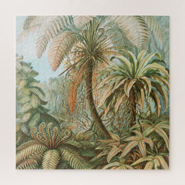 Ferns, Filicinae Laubfarne by Ernst Haeckel Jigsaw Puzzle (Vertical)