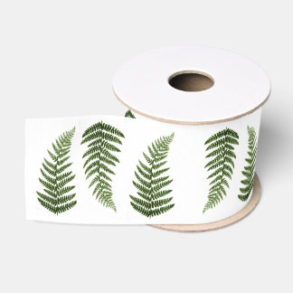 Ferns Grosgrain Ribbon