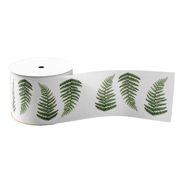 Ferns Grosgrain Ribbon (Spool)