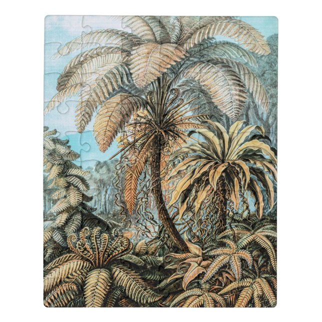 Ferns Vintage Plants by Ernst Haeckel Jigsaw Puzzle (Puzzle Vertical)