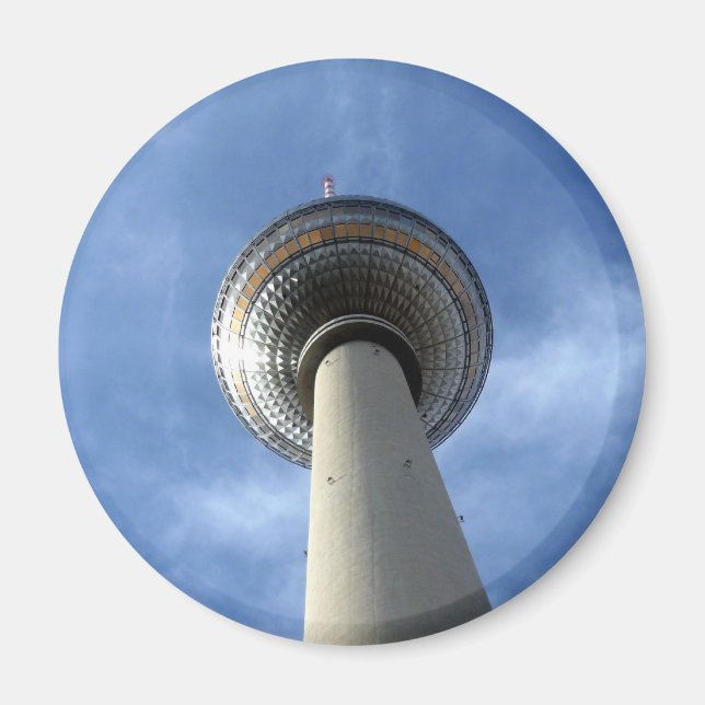 fernsehturm round magnet (Front)