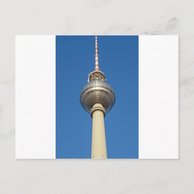 Fernsehturm Television Tower Berlin Postcard (Front)
