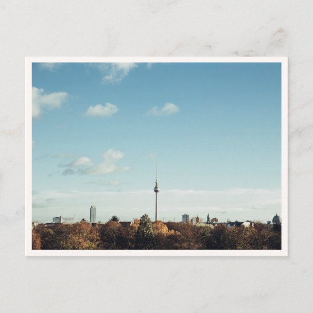 Fernsehturm TV Tower Central Berlin Germany Photo Postcard (Front)