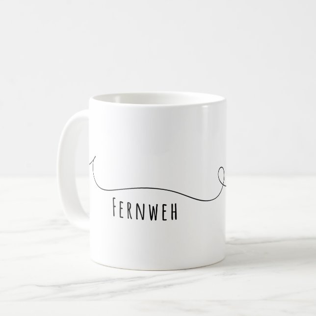 Fernweh Tasse Coffee Mug (Front Left)