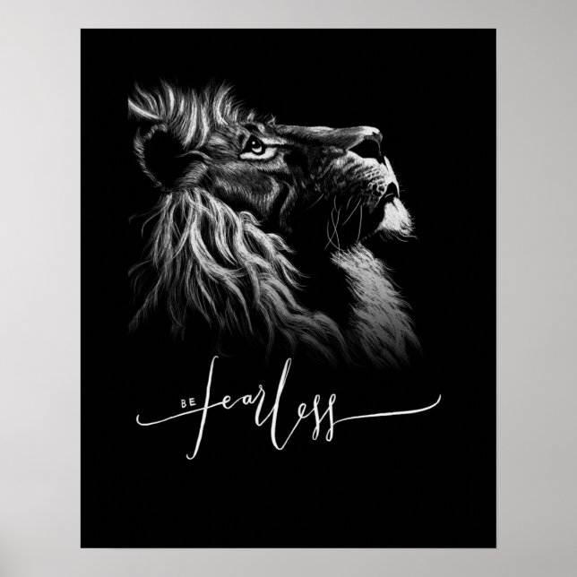 Ferocious Lion  Poster (Front)