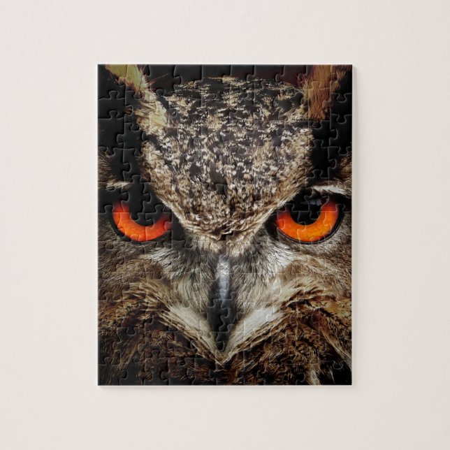Ferocious Owl Jigsaw Puzzle (Vertical)