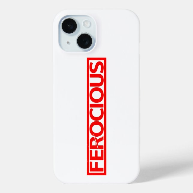 Ferocious Stamp Case-Mate iPhone Case (Back)