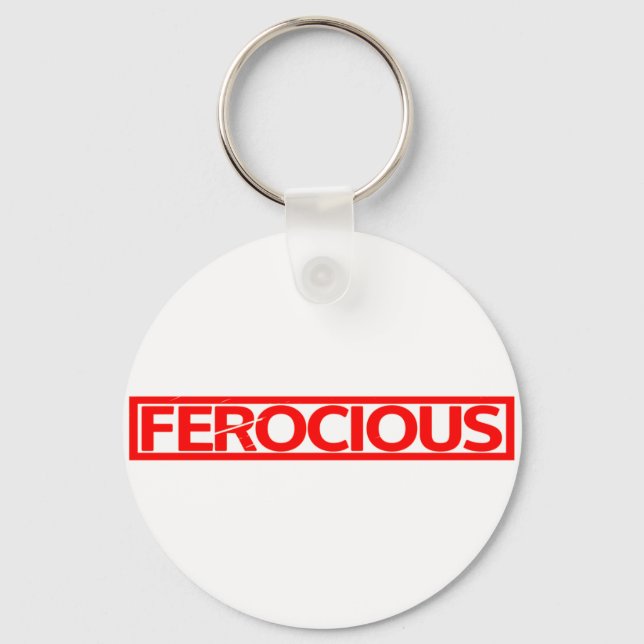 Ferocious Stamp Keychain (Front)