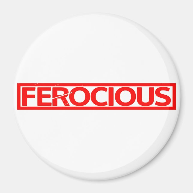 Ferocious Stamp Magnet (Front)